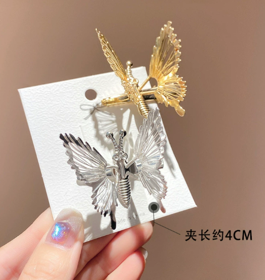 Par de clips 🦋 Mariposa de viento 🦋
