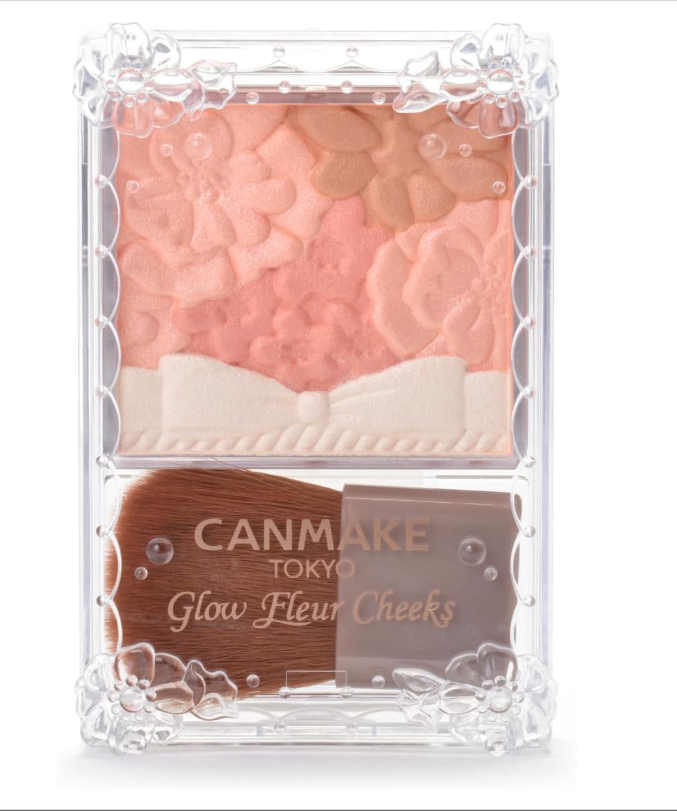 [CANMAKE] Grow Fleur Cheeks Blush 03 Fairy Orange Fleur